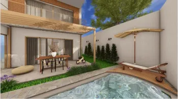 Ciftlik'te özel havuzlu ve bahçeli geniş villa